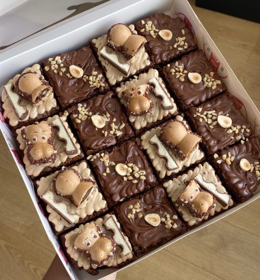 16 Small Piece Brownie Box